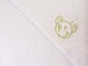 Green Bear bamboo baby/child's hooded towel - made in UK