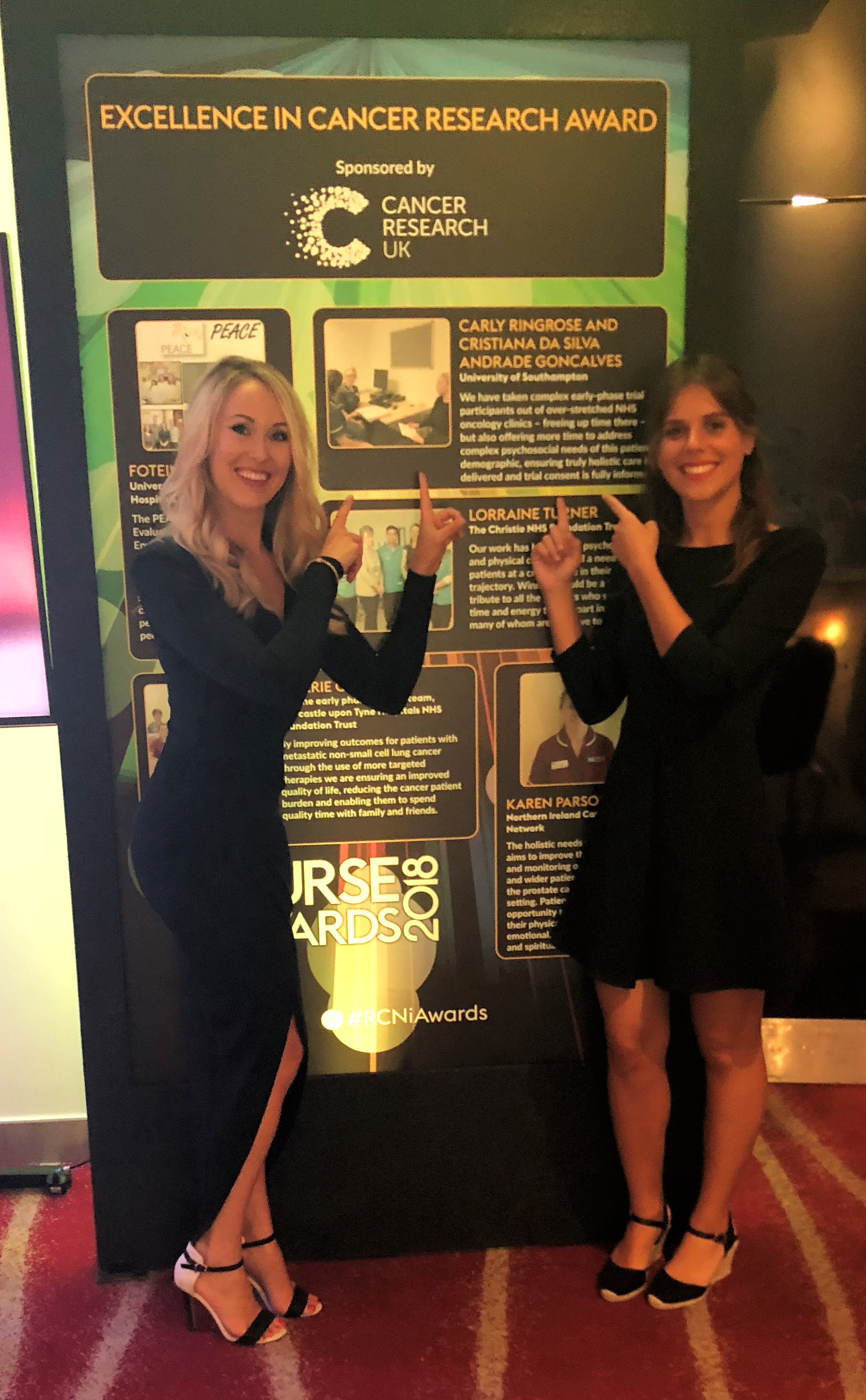 Carly Ringrose & Cristiana Goncalves - Excellence in Cancer Research Awards