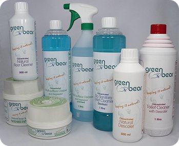 Green Bear Natural cleaning products