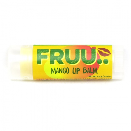 Fruu.. Organic Mango lip balm - Scent and allergen free - Made in the UK