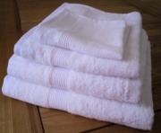 Bamboo Elegance Range - Hand Towel (white) -10 per carton