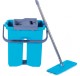 GBPro Premium Microfibre Mop and Wringer Bucket Set - Twin Chamber Bucket for WET & DRY - with 4 Mop Pads