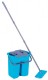 GBPro Premium Microfibre Mop and Wringer Bucket Set - Twin Chamber Bucket for WET & DRY - with 4 Mop Pads