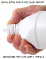 GBPro Eco (Concentrated) Toilet Cleaner Gel (+ descaler) with Ecolabel - 1 Litre - Refillable Bottle - Money saving size