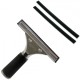 GBPro Professional Stainless Window Squeegee 15cm/6'' Wiper Combi 'Set Savers'