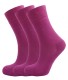Green Bear Unisex Bamboo socks - Unique Double Sole (3 Pink pack) - soft & antibacterial