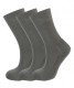 Green Bear Unisex Bamboo Socks (3 x Grey Pack) - Extra Cushioned Sole - Luxuriously Soft & Antibacterial