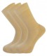 Bamboo socks - Unique Double Sole (3 x Stone pack) - luxurious soft & antibacterial bamboo (8-11)