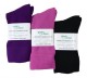 Ladies/Men's Unisex Bamboo socks - Unique Double Sole (3 multi colour pack) - Luxurious soft & antibacterial bamboo (8-11)