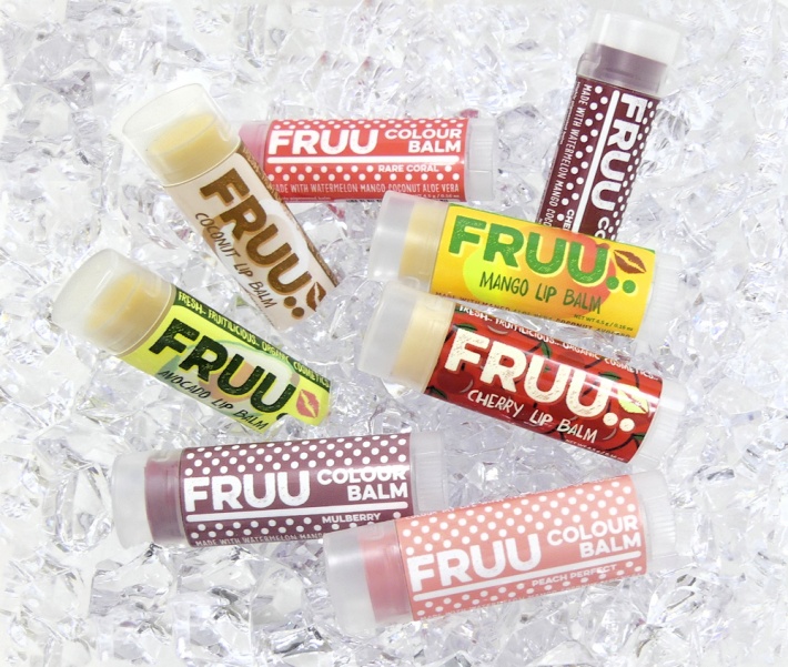 New Fruu natural Lip Balms