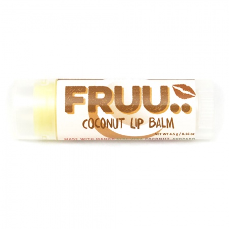 Fruu.. Organic Coconut lip balm - Scent and allergen free - Made in the UK