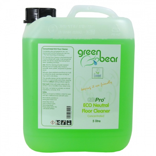 GBPro Eco Floor cleaner (Concentrated) - Accredited Ecolabel - 5L - Economic Refill