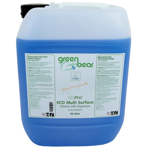 GBPro Eco Multi surface cleaner + degreaser(concentrated) 10L - with ECOLABEL