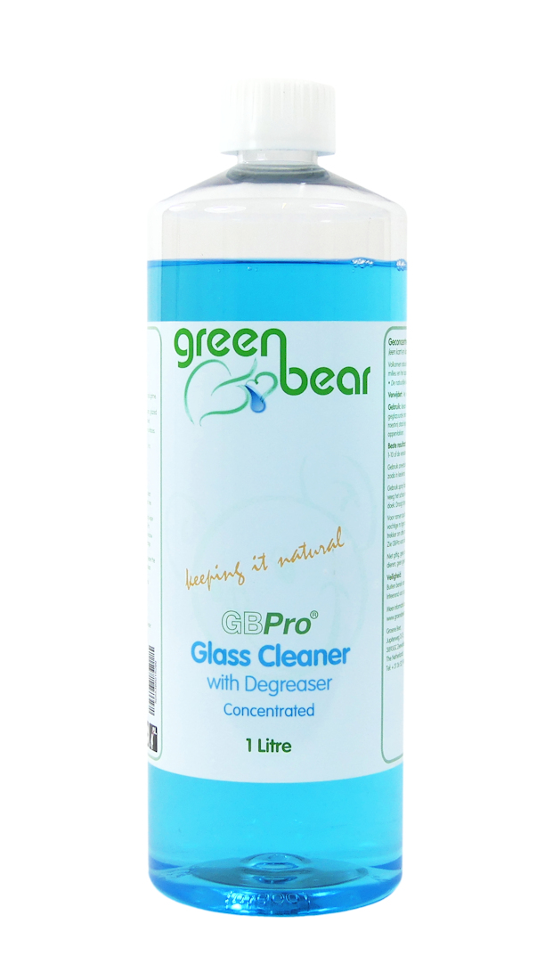 GBPro Eco Window Glass cleaner + degreaser 1L Green Bear UK Green Bear