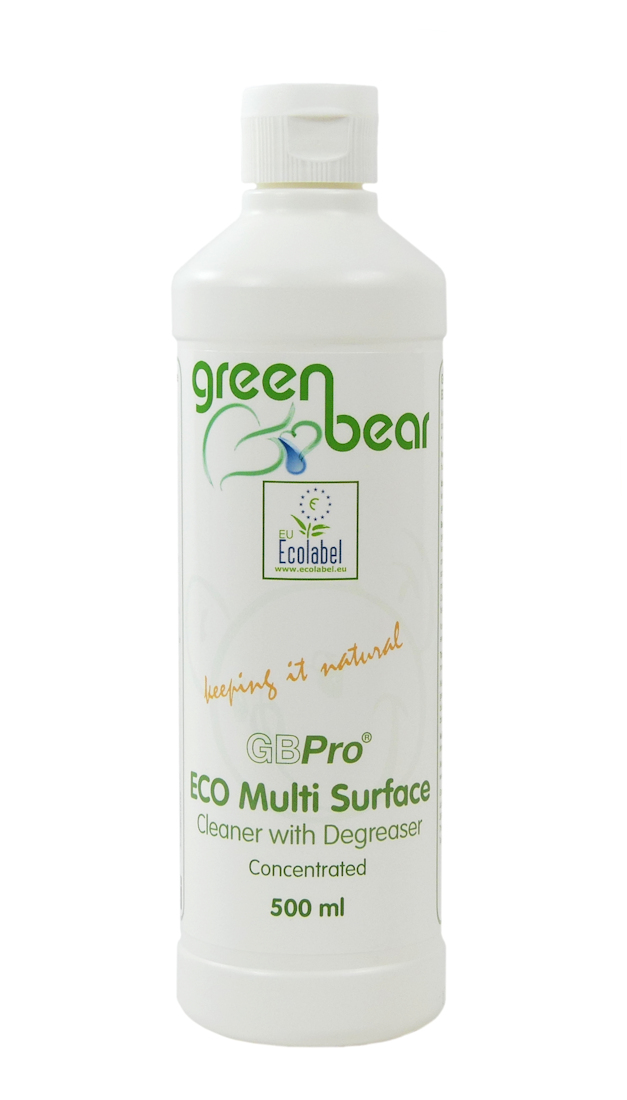 GBPro Eco Friendly Multi Surface Cleaner + Degreaser 500ml Green Bear