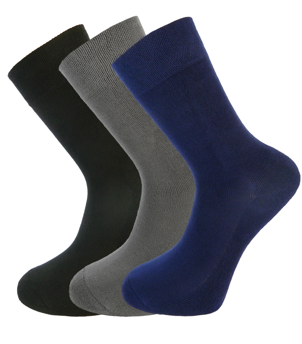 Twin Pack STAY UP Kid’s Sports Socks 2 Pairs with Stay On Technology Blue 