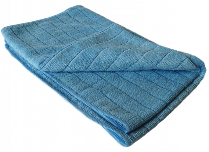 GBPro Eco Premium Microfibre Tea Towel/Cloth/Glass cloth large - Blue (65 x 50cm)