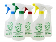 GBPro Spray bottle/dispenser 600ml with Trigger Spray, Variable spray, Trade Standard Durablity (+% Dilution Markings)