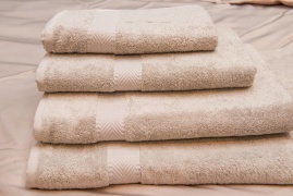 Luxurious Bamboo Hand/Bath/Sheet/Hair Towel - Naturally Hypoallergenic and Antibacterial - TAUPE