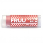 Fruu.. Organic Rare Coral Colour balm - Scent free and allergen free - Made in the UK